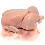 A whole chicken displayed, highlighting quality and freshness from The National Halal Meat, ready for cooking