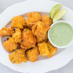 A delicious fish pakora recipe showcasing crispy fried fish bites, highlighting flavors and cooking techniques from The National Halal Meat